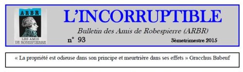 Bandeau de l'Incorruptible
